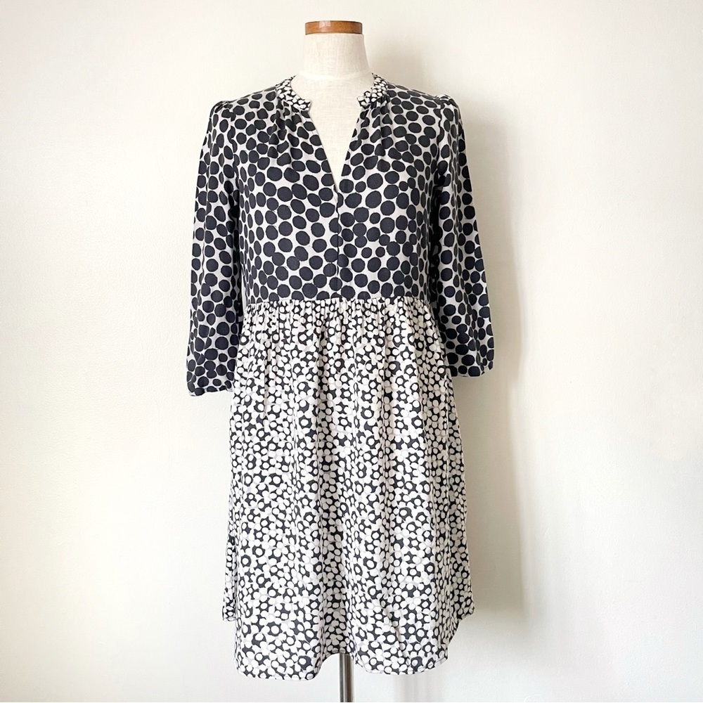 Anthropologie Maeve Polka Dot midi dress preowned size Small